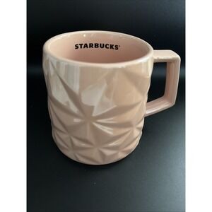 Starbucks Holiday 2023 Peppermint Pink Geometric Prism 14Oz Mug Coffee Cup